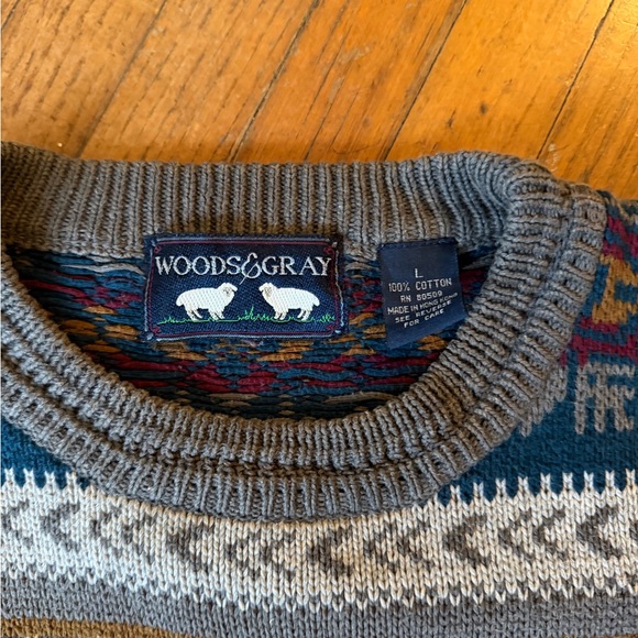 Multicolor Patterned Sweater - Picture 4 of 5